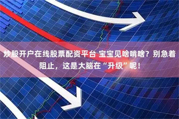 炒股开户在线股票配资平台 宝宝见啥啃啥？别急着阻止，这是大脑在“升级”呢！